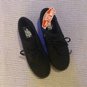 Black women vans size 7